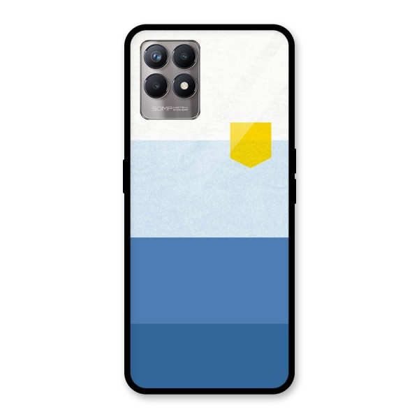 Pocket Stripes. Glass Back Case for Realme 8i