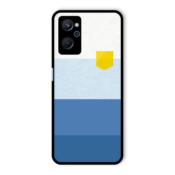 Pocket Stripes. Glass Back Case for Realme 9i