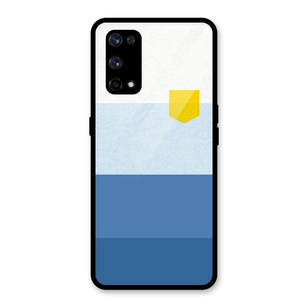 Pocket Stripes. Glass Back Case for Realme X7 Pro