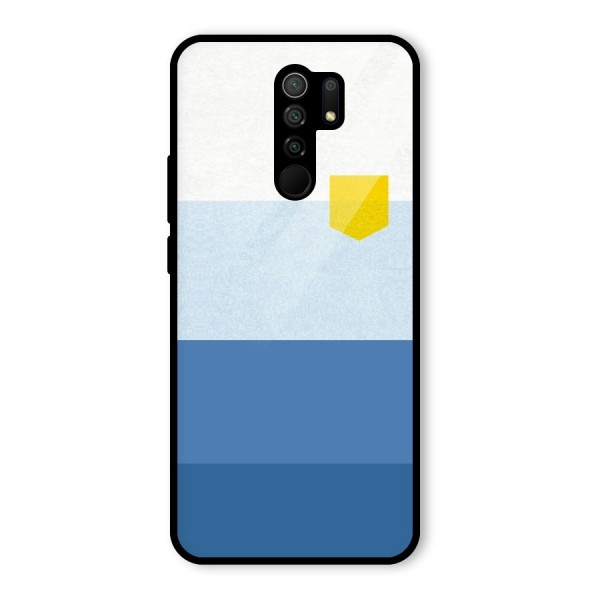 Pocket Stripes. Glass Back Case for Redmi 9 Prime