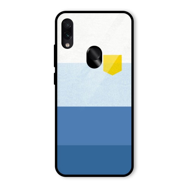 Pocket Stripes. Glass Back Case for Redmi Note 7