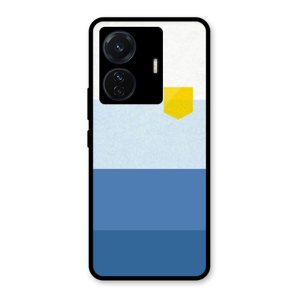 Pocket Stripes. Glass Back Case for Vivo T1 Pro