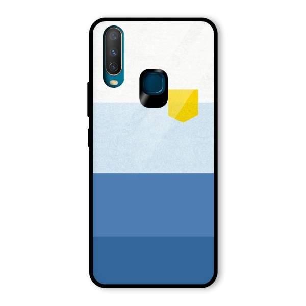 Pocket Stripes. Glass Back Case for Vivo Y12