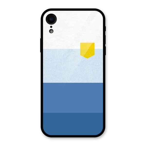 Pocket Stripes. Glass Back Case for XR