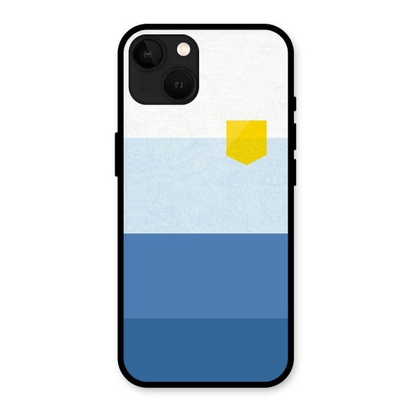 Pocket Stripes. Glass Back Case for iPhone 13