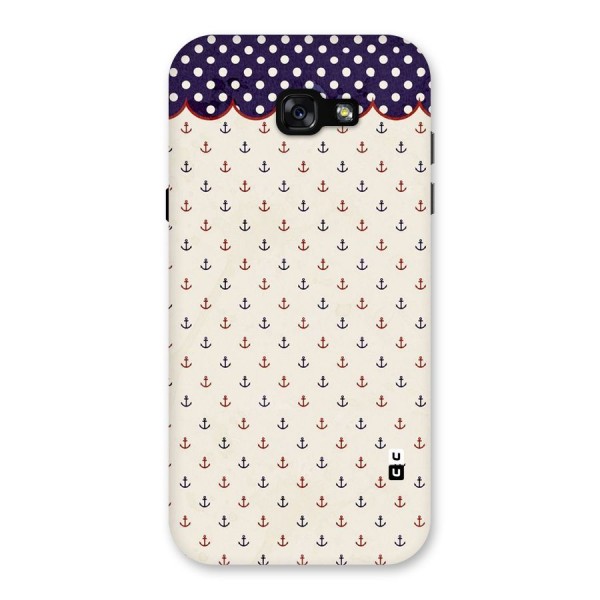 Polka Anchor Back Case for Galaxy A7 (2017)