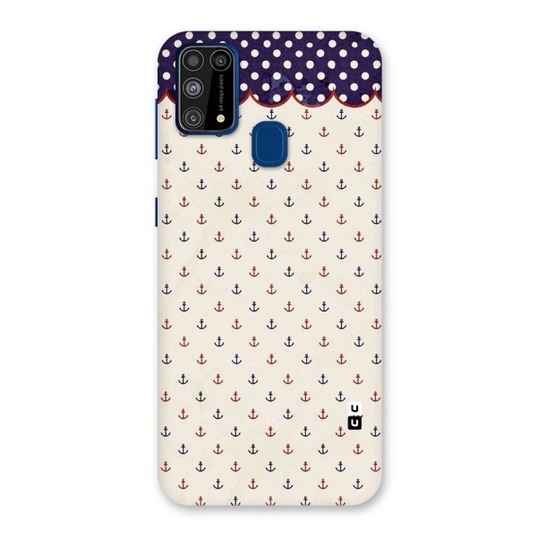 Polka Anchor Back Case for Galaxy F41