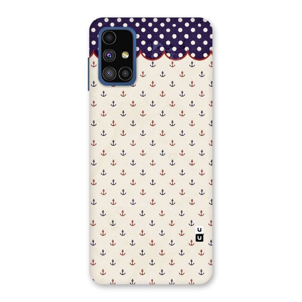 Polka Anchor Back Case for Galaxy M51