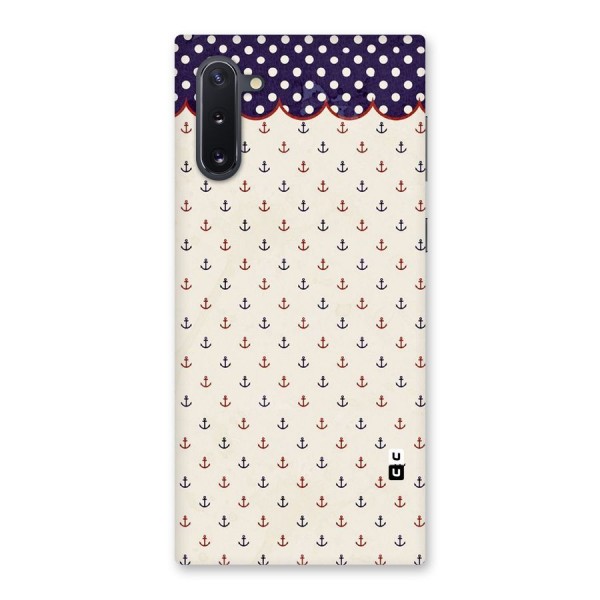 Polka Anchor Back Case for Galaxy Note 10