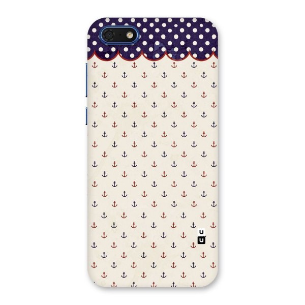 Polka Anchor Back Case for Honor 7s