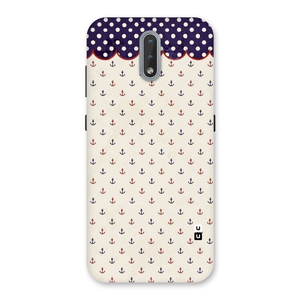 Polka Anchor Back Case for Nokia 2.3