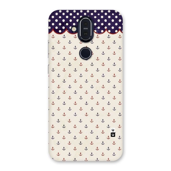 Polka Anchor Back Case for Nokia 8.1