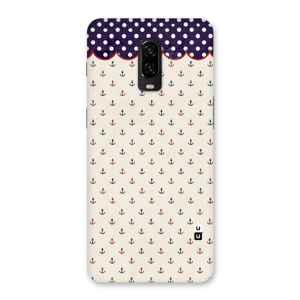 Polka Anchor Back Case for OnePlus 6T