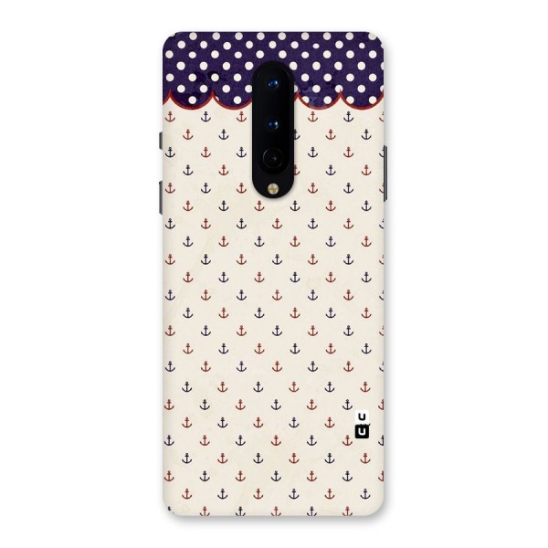 Polka Anchor Back Case for OnePlus 8