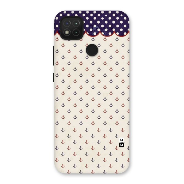 Polka Anchor Back Case for Redmi 9C