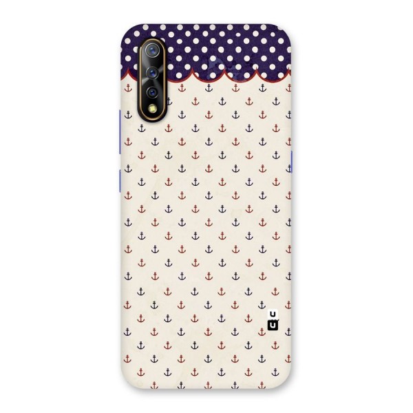 Polka Anchor Back Case for Vivo S1