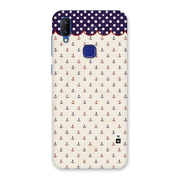 Polka Anchor Back Case for Vivo V11