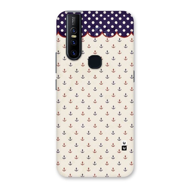 Polka Anchor Back Case for Vivo V15