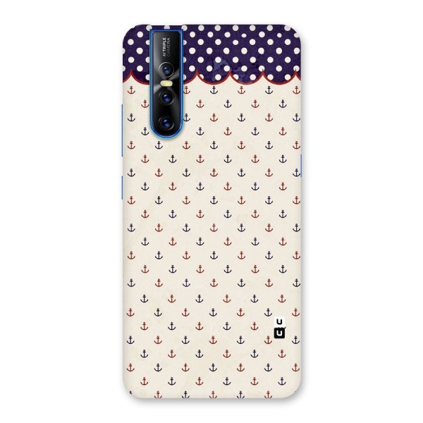 Polka Anchor Back Case for Vivo V15 Pro