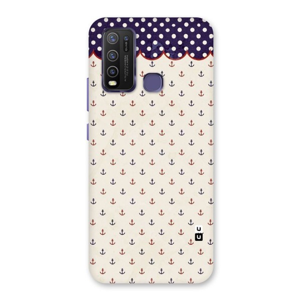 Polka Anchor Back Case for Vivo Y30