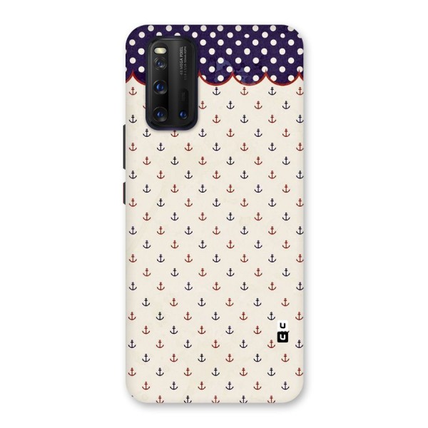 Polka Anchor Back Case for Vivo iQOO 3