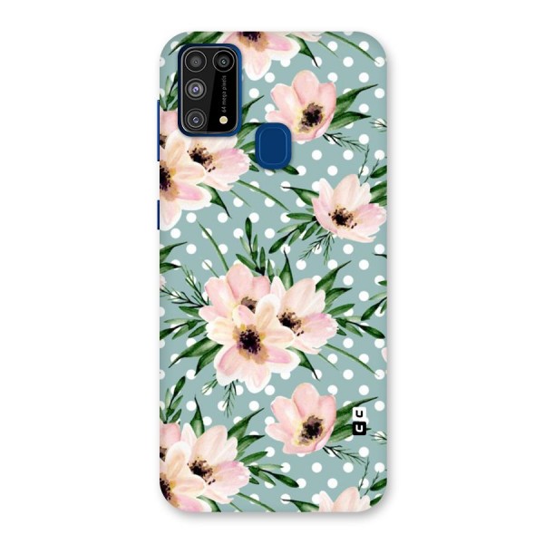 Polka Art Floral Back Case for Galaxy F41