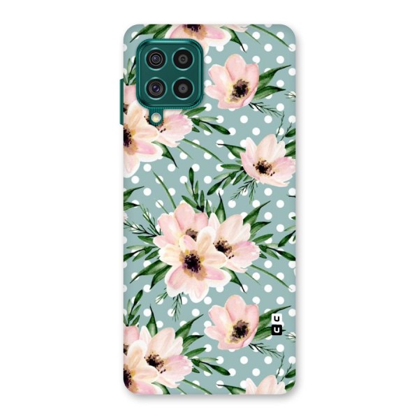 Polka Art Floral Back Case for Galaxy F62