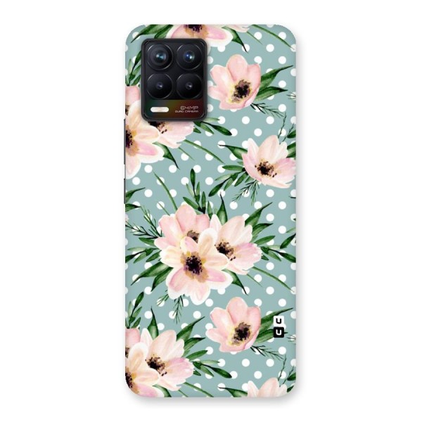 Polka Art Floral Back Case for Realme 8