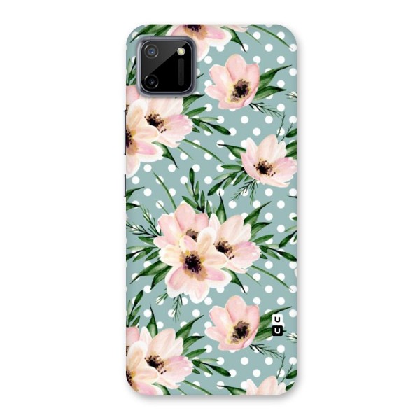 Polka Art Floral Back Case for Realme C11