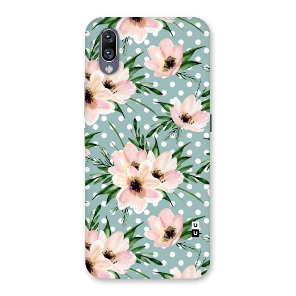 Polka Art Floral Back Case for Vivo NEX