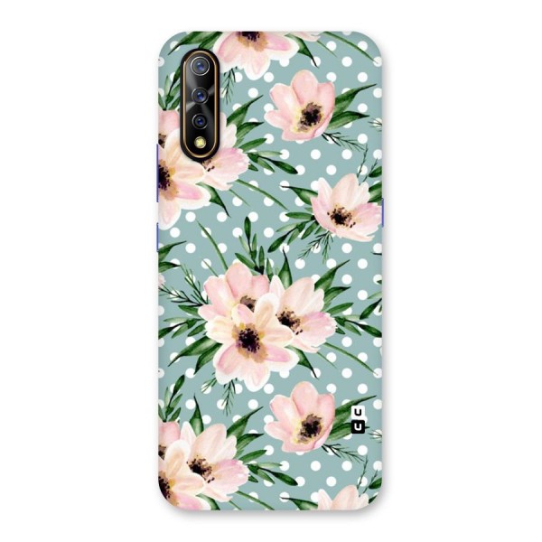 Polka Art Floral Back Case for Vivo S1