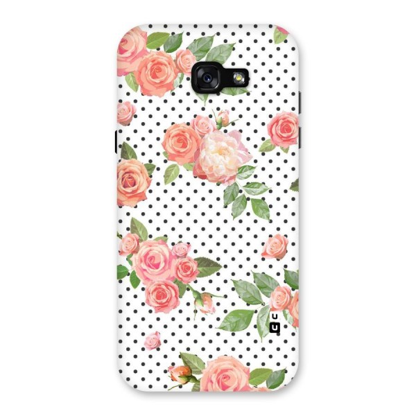 Polka Bloom White Back Case for Galaxy A7 (2017)