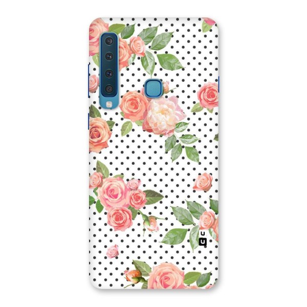 Polka Bloom White Back Case for Galaxy A9 (2018)