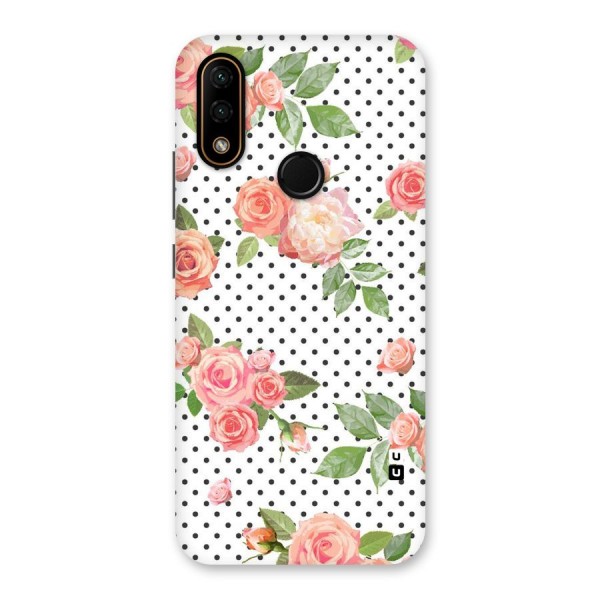 Polka Bloom White Back Case for Lenovo A6 Note