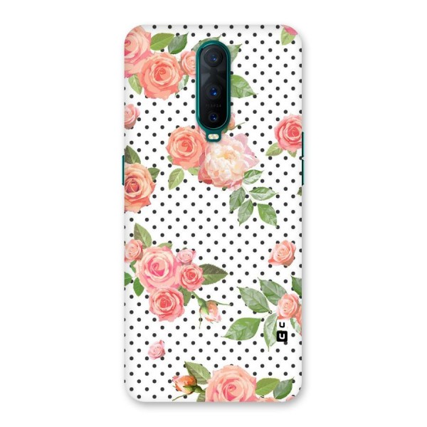 Polka Bloom White Back Case for Oppo R17 Pro