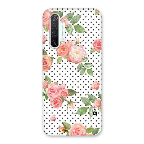 Polka Bloom White Back Case for Realme X3 SuperZoom