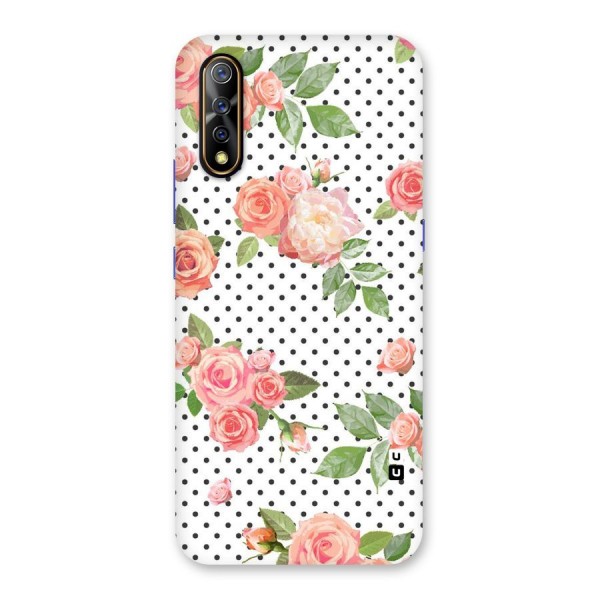 Polka Bloom White Back Case for Vivo S1