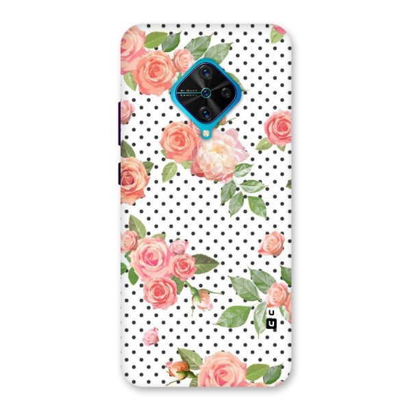 Polka Bloom White Back Case for Vivo S1 Pro