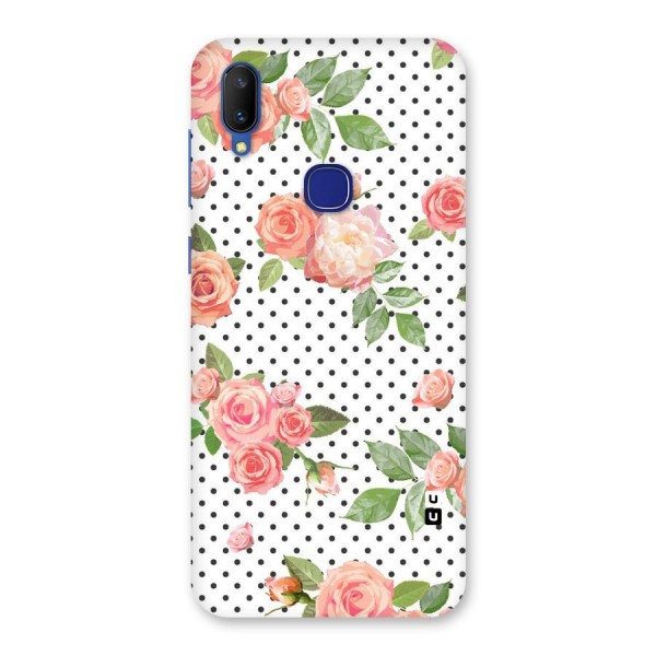 Polka Bloom White Back Case for Vivo V11