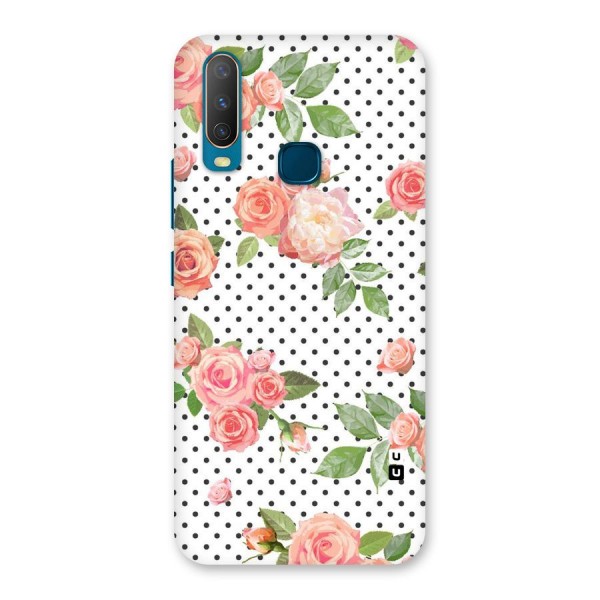 Polka Bloom White Back Case for Vivo Y15