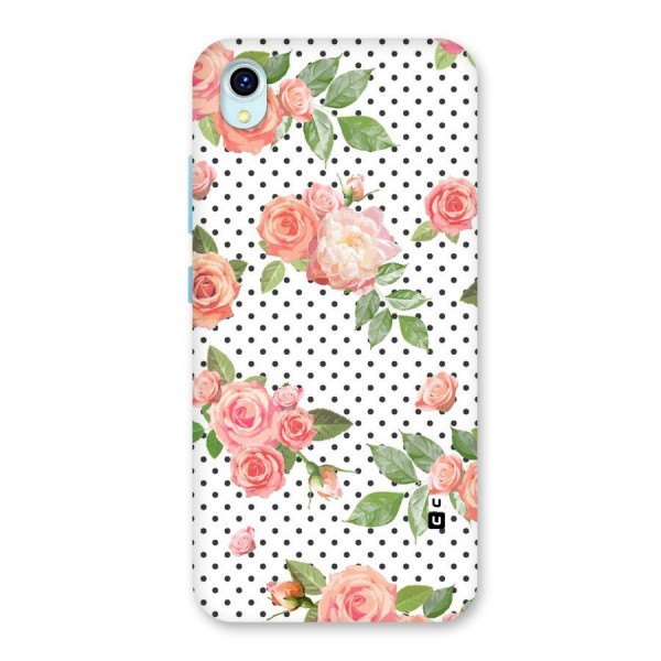 Polka Bloom White Back Case for Vivo Y1s