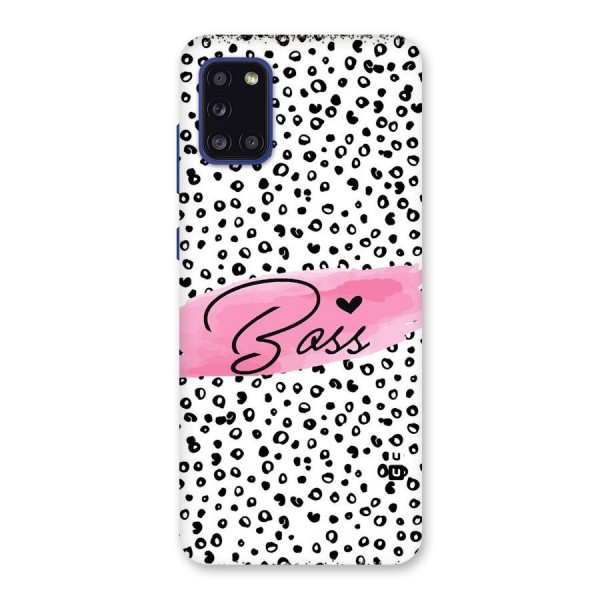 Polka Boss Back Case for Galaxy A31