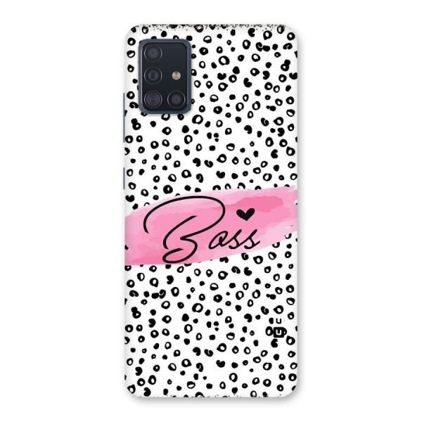 Polka Boss Back Case for Galaxy A51