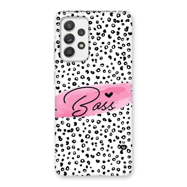 Polka Boss Back Case for Galaxy A52