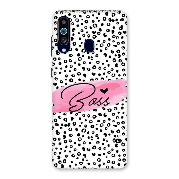 Polka Boss Back Case for Galaxy A60