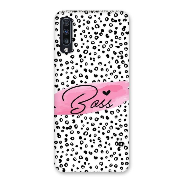 Polka Boss Back Case for Galaxy A70s