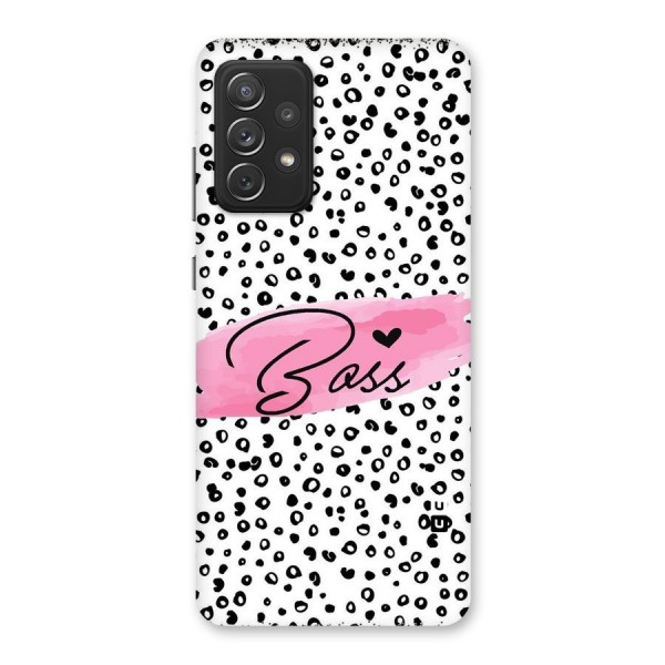 Polka Boss Back Case for Galaxy A72