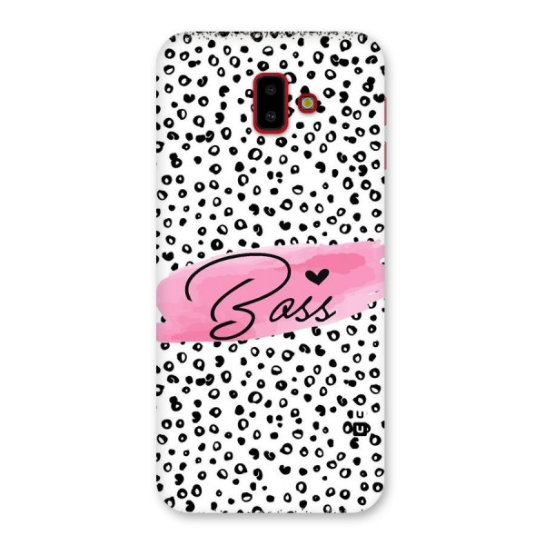 Polka Boss Back Case for Galaxy J6 Plus