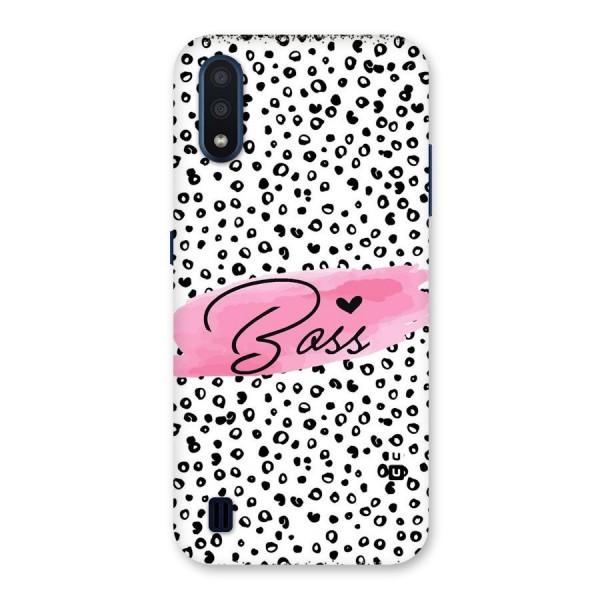 Polka Boss Back Case for Galaxy M01