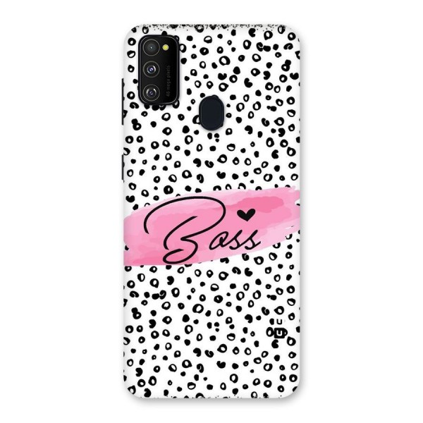 Polka Boss Back Case for Galaxy M21